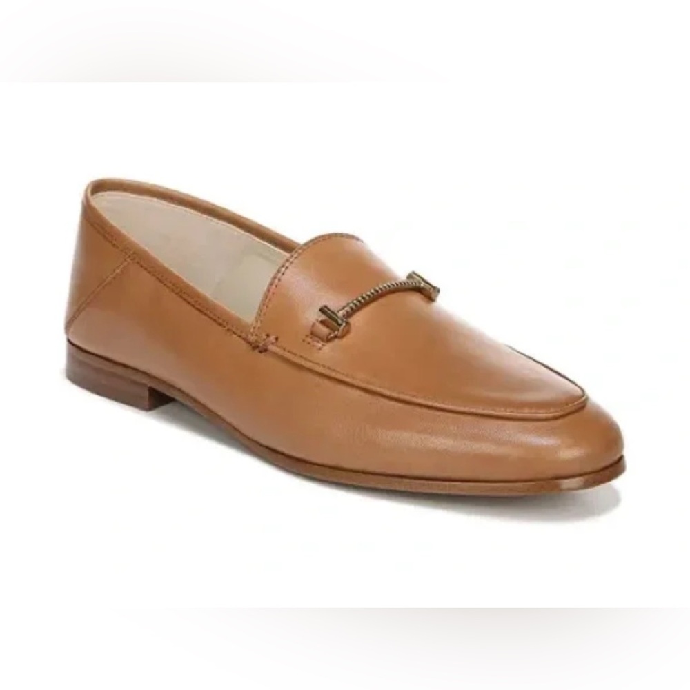 Sam Edelman Women’s Brown Loafers with Gold Accent